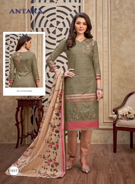 Ganesha Antara Casual Wear Designer Dress Material